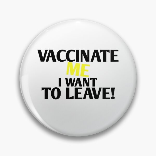 Item preview, Vaccinate! black yellow, vaccinate me I want to go! designed and sold by vibeno1.