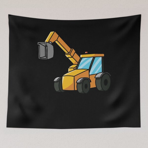 Item preview, Crane Digger construction site machine Construction workers boys designed and sold by 123428094.