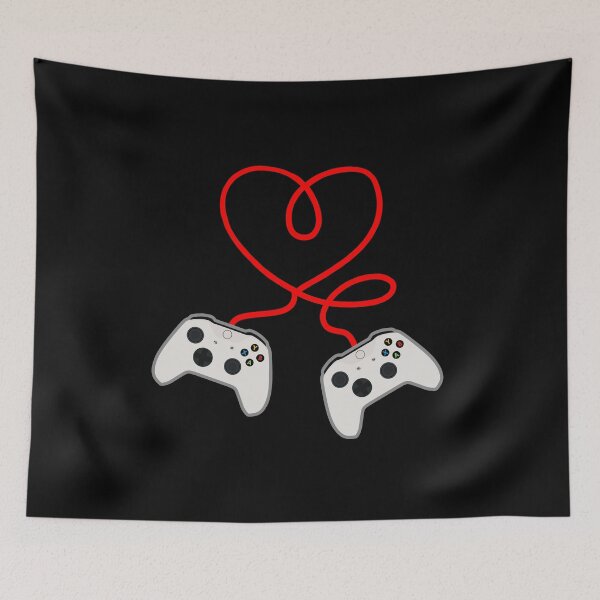 Item preview, Video Gamer Valentines Day Controllers Heart designed and sold by Hyper-Field.