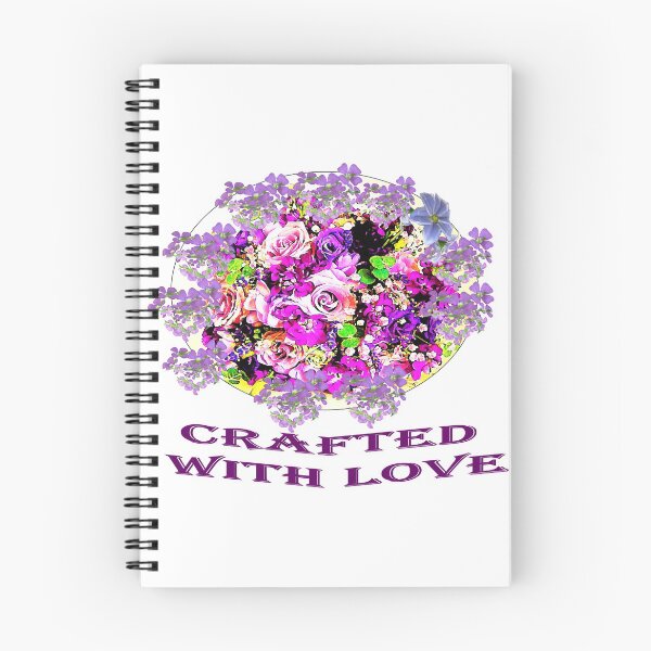 Aperçu de l'œuvre Beau bouquet de fleurs dans différentes nuances de violet créée et vendue par Vicky Rodden.