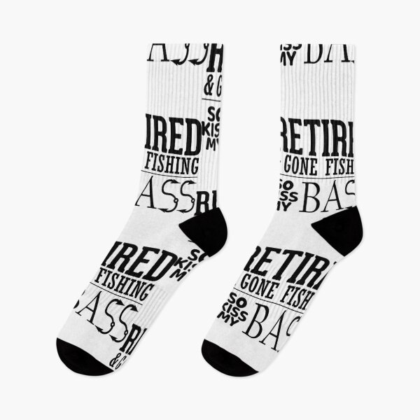 Item preview, Retired and gone Fishing so kiss my bass designed and sold by crazy merchs.