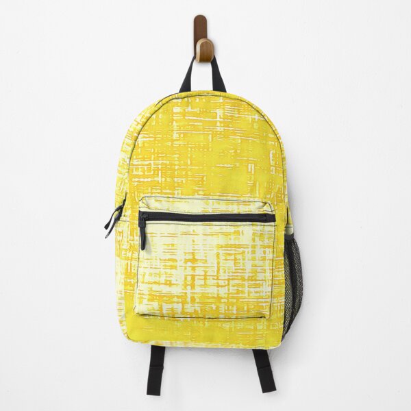Item preview, Distressed Yellow Lines On Ecru Background Abstract Art designed and sold by taiche.