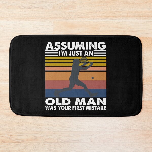 Item preview, Assuming I'm just an old man was your first mistake Retro designed and sold by ContreiDesign.