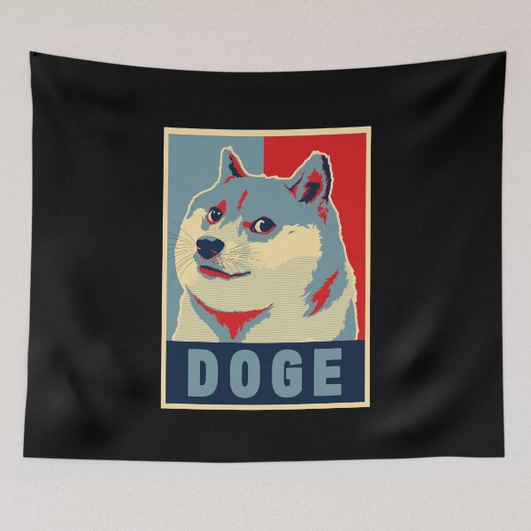 Item preview, Dogecoin Crypto Funny Meme designed and sold by The Little Wood Cottage.
