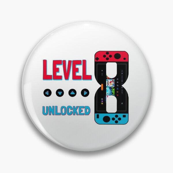 Item preview, Level 8 Unlocked Nintendo designed and sold by LittleStupen.