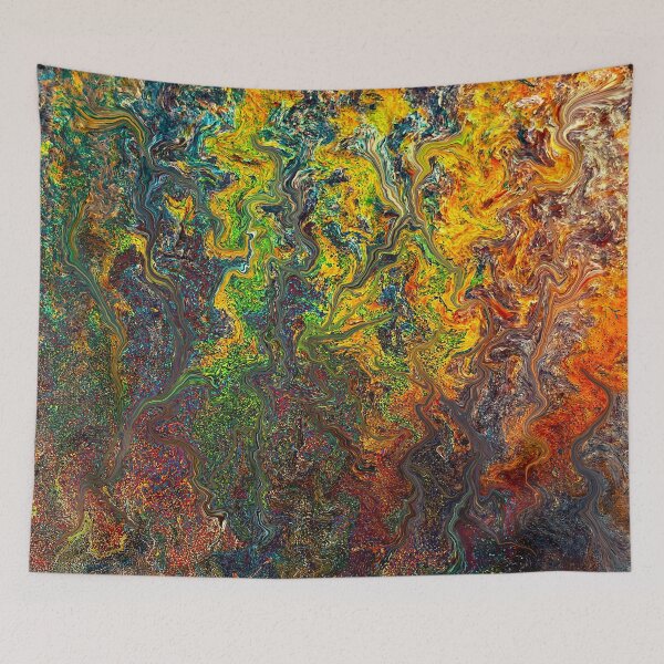 Item preview, Vintage Rustic Colourful Swirls  designed and sold by kayodeDesign.