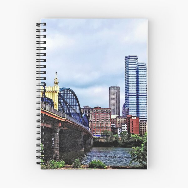 Item preview, Pittsburgh PA - Pittsburgh Skyline by Smithfield Street Bridge designed and sold by Susan Savad.