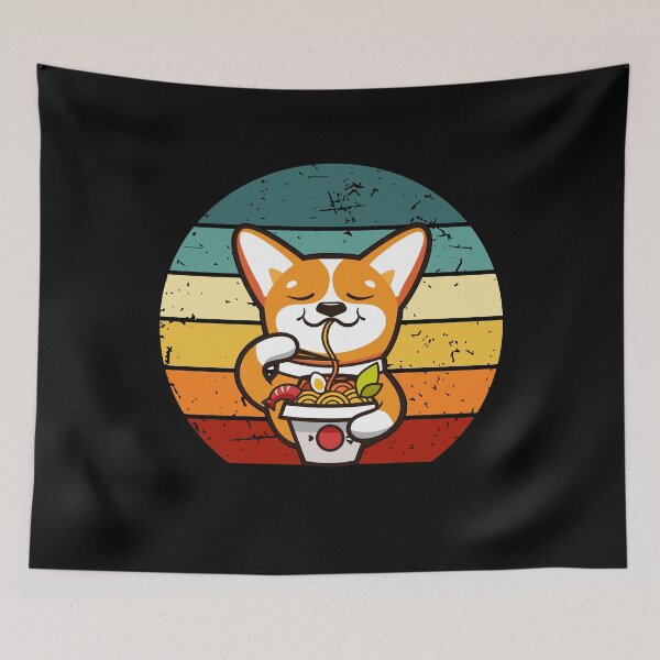 Item preview, Corgi Eating Ramen Corgi Lover Valentines Day Gift designed and sold by xtocky.