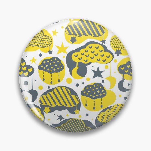 Item preview, yellow-gray clouds designed and sold by AvotArt.
