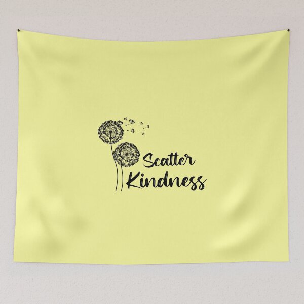Item preview, Scatter Kindness Dandelion Yellow Aesthetic designed and sold by The Little Wood Cottage.