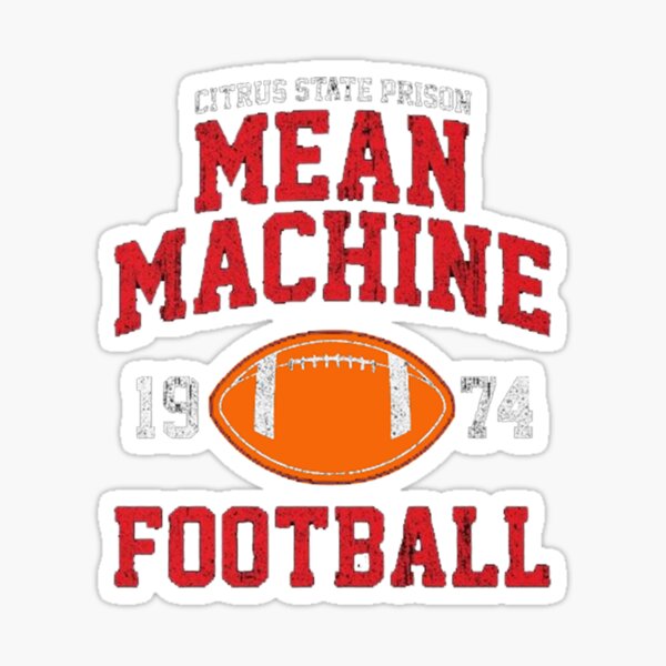 "Mean Machine 1974 Football " Sticker for Sale by Bamboo79 Redbubble