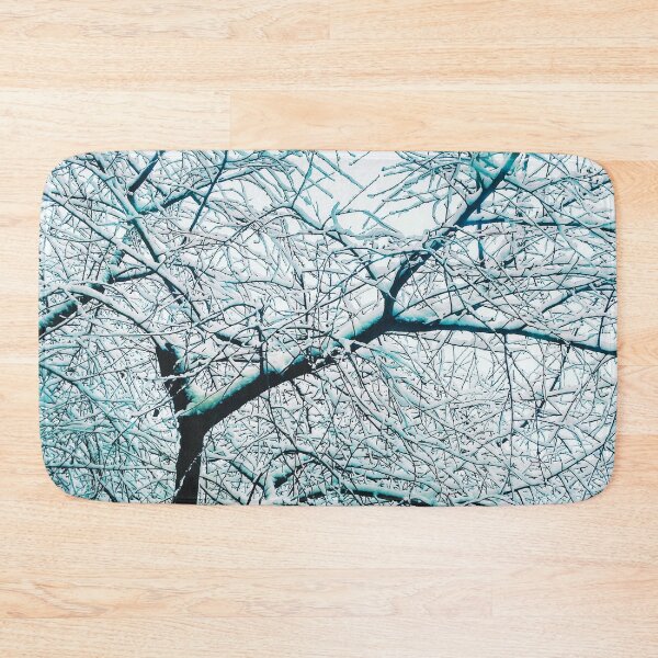 Item preview, Bare winter trees covered with thick snow, natural background  designed and sold by helenkaiy.