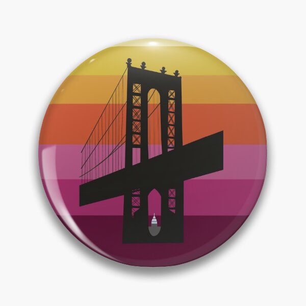 Item preview, Manhattan Bridge outline - dusk designed and sold by knileuh.