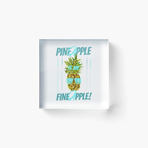 Item preview, bold font Pineapple is my fine Apple funny pineapple for holidays and of course for summer designed and sold by vibeno1.