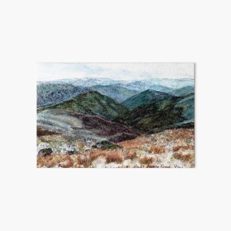 Australian Scene - Dannys Lookout - Great Alpine Road, Vic, Aus Art Board Print