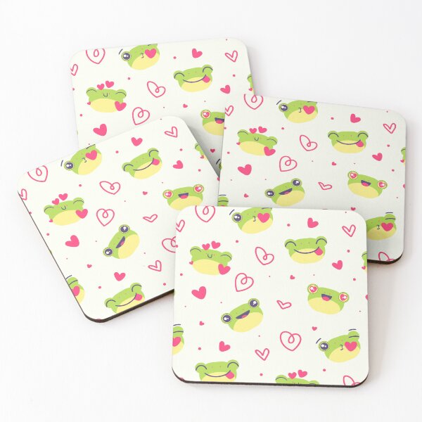 Item preview, Cute frog | Hearts | love designed and sold by DerSenat.