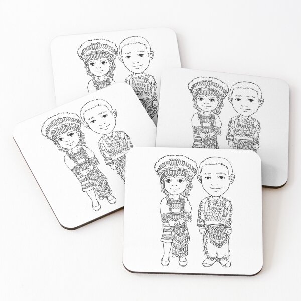 Item preview, Hmong Women Hmong Men Cute Couple designed and sold by HmongDesignsByM.