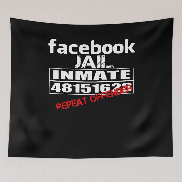 Item preview, Facebook Jail Inmate 48151623 Repeat Offender Shirt Logo Cheap Tee Logo Love Shirt Cools Shirt Customize T-Shirt designed and sold by XIVISAW.