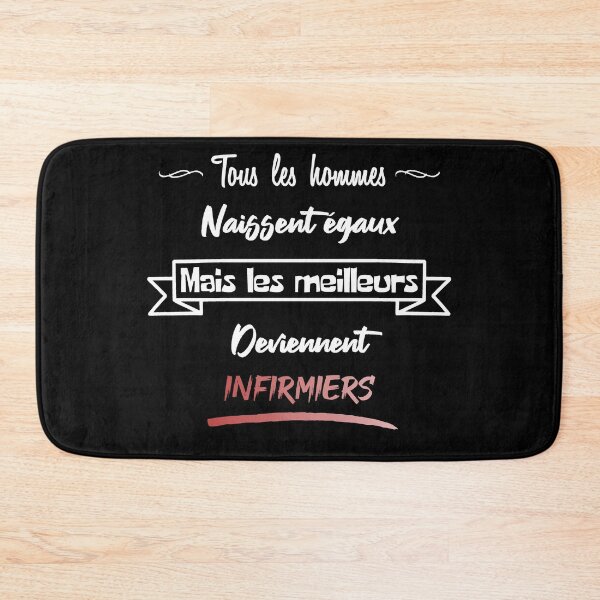 Item preview, The best men become nurses (French) designed and sold by 2Girls1Shirt.