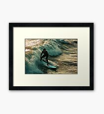 Hang Ten Framed Print