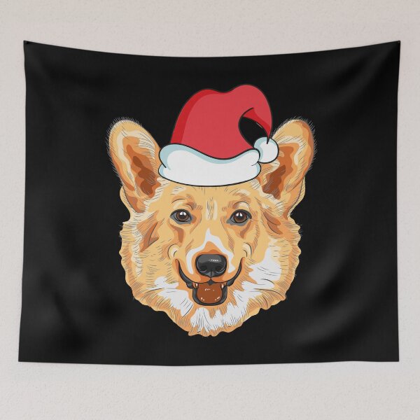 Item preview, Corgi Face Christmas Hat Funny Corgi Lover Gift designed and sold by xtocky.