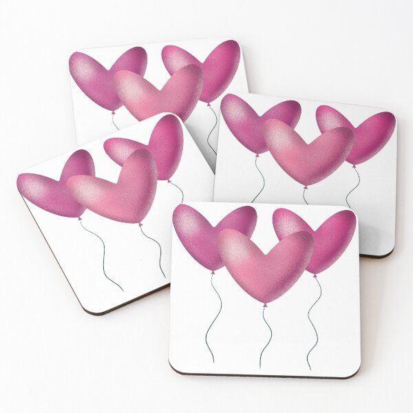 Item preview, Pink balloon hearts designed and sold by ChriseryMerch.