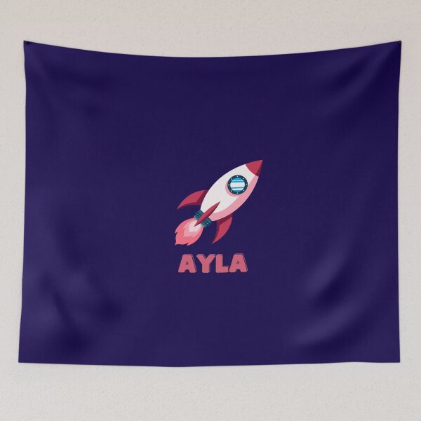 Item preview, Ayla Personalised Spaceship designed and sold by melbournegirl.