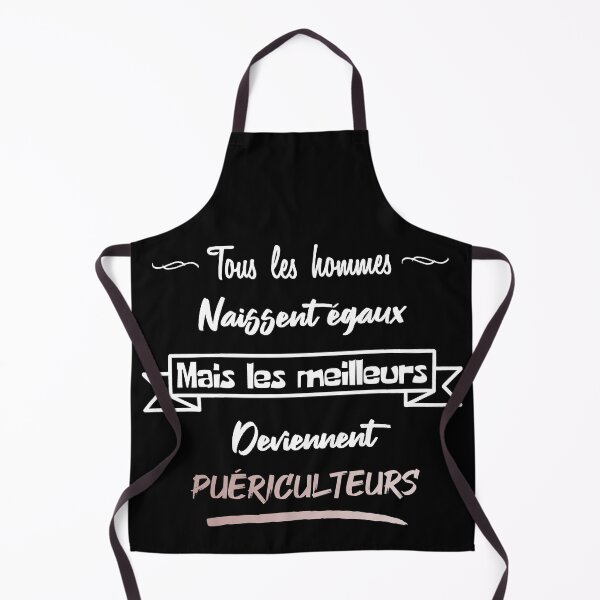 Item preview, The best men become childcare workers (French) designed and sold by 2Girls1Shirt.