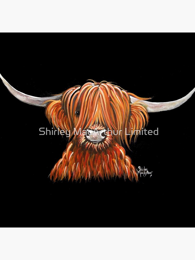 Scottish Hairy Highland Cow ' HARLEY 2 ' by Shirley MacArthur by ShirleyMacA