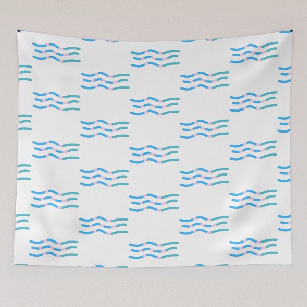 Item preview, Colored waves  designed and sold by cute105.
