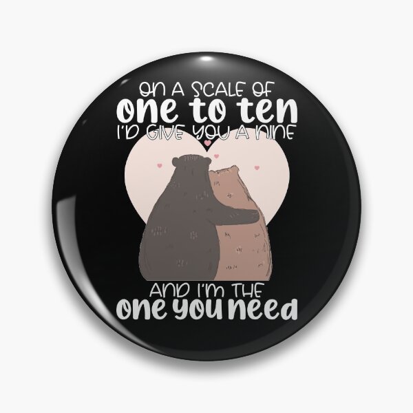 Item preview, On A Scale Of One To Ten I'd Give You A Nine | Valentine designed and sold by GravitiTees.