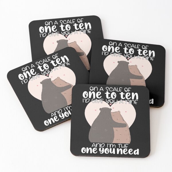 Item preview, On A Scale Of One To Ten I'd Give You A Nine | Valentine designed and sold by GravitiTees.