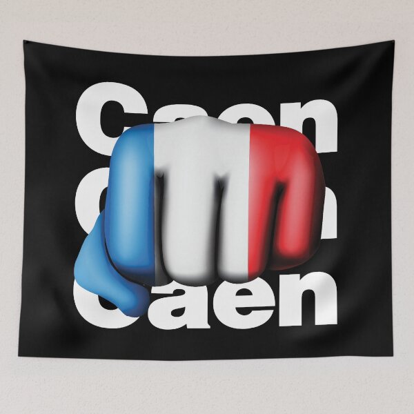 Item preview, Strong Caen French Fist France Flag designed and sold by elhefe.