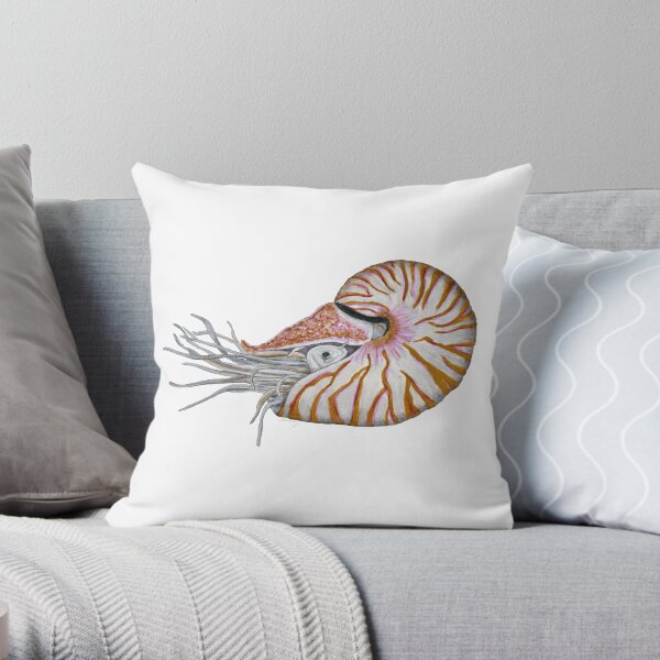 Nautilus version 7 Throw Pillow