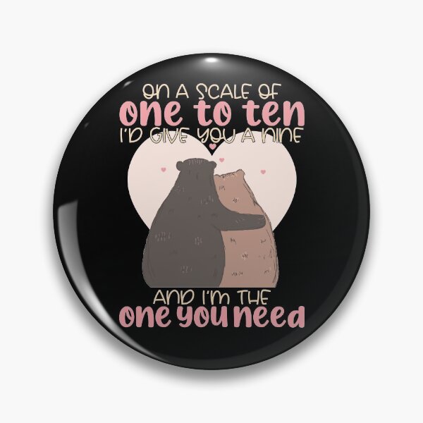 Item preview, On A Scale Of One To Ten I'd Give You A Nine | Valentines Day designed and sold by GravitiTees.