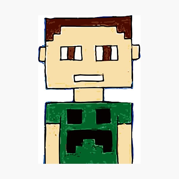 Wandbilder Minecraft Cat Redbubble