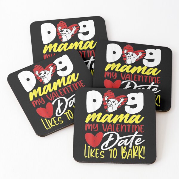 Item preview, Dog Mama Valentine Date Like To Bark Funny Mother Valentine designed and sold by shirleyfinley.