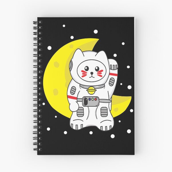 Item preview, Kawaii Maneki Neko Astronaut In The Space designed and sold by YueHeng Creates ⭐⭐⭐⭐⭐.