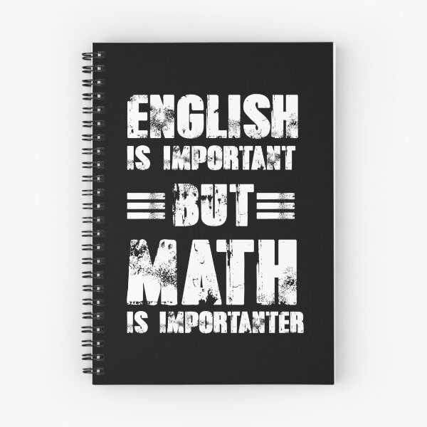 Item preview, English Is Important But Math Is Importanter Funny designed and sold by gpsapparel.