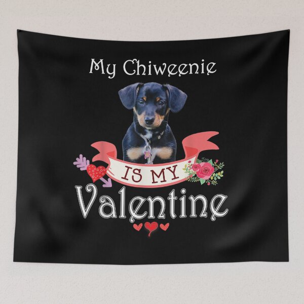 Item preview, My Chiweenie Dog Is My Valentine Lover Happy Cute Heart Anti designed and sold by shirleyfinley.