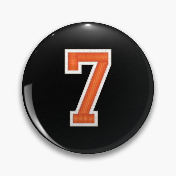 Item preview, Sports Number 7 Jersey Seven Orange designed and sold by elhefe.