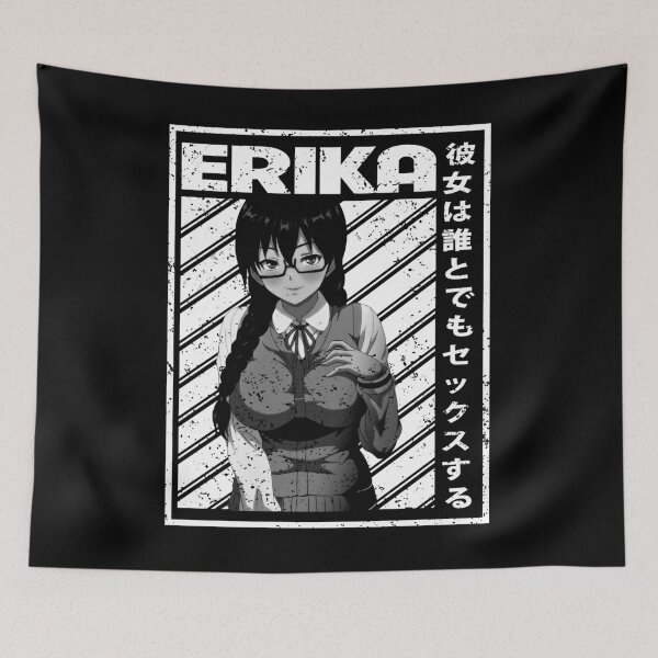 Item preview, Erika Sakurai Kanojo wa Dare to demo Sex Suru anime hentai art gift for fans designed and sold by Elizathbe95.