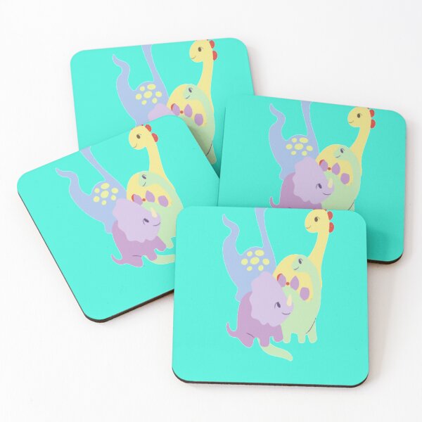 Item preview, DINOSAUR FAMILY (CYAN) designed and sold by julset.