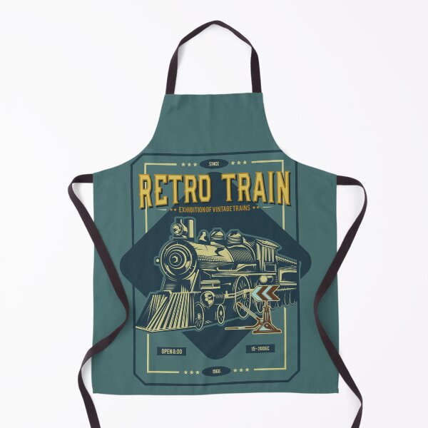 Item preview, Retro Train Lovers Funny, for train fans. "Ask me about trains" designed and sold by RedoneDesignART ⭐⭐⭐⭐⭐.