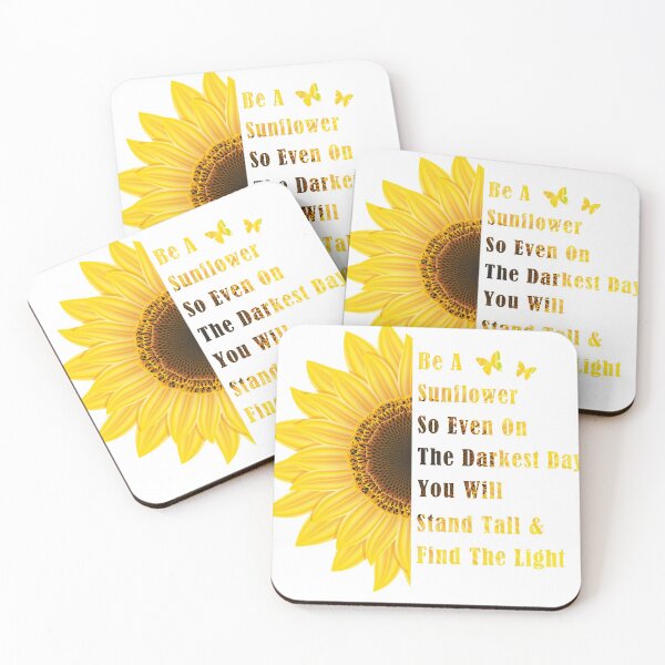 Item preview, Be A Sunflower So Even On The Darkest Day You Will Stand Tall & Find The Light designed and sold by Dami Jung.