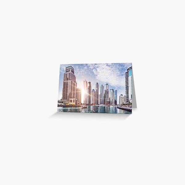 Dubai Greeting Cards Redbubble
