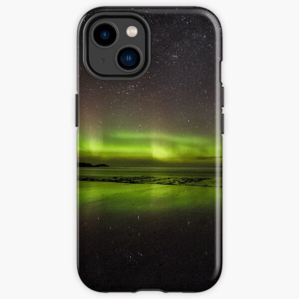 Shawbost shore aurora reflections. iPhone Tough Case