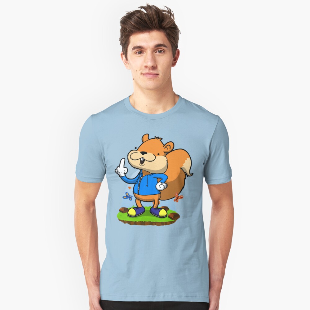 A very bad fur day. Slim Fit T-Shirt