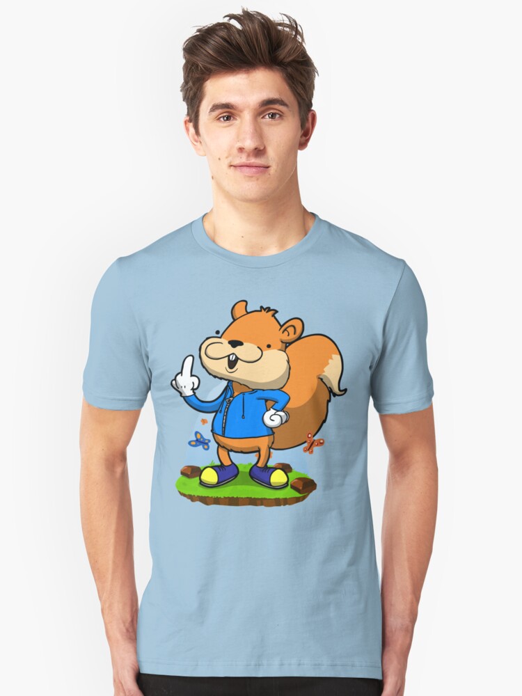 Alternate view of A very bad fur day. Slim Fit T-Shirt