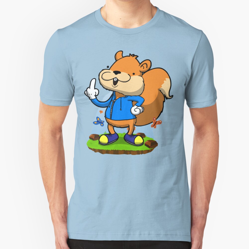 A very bad fur day. Slim Fit T-Shirt